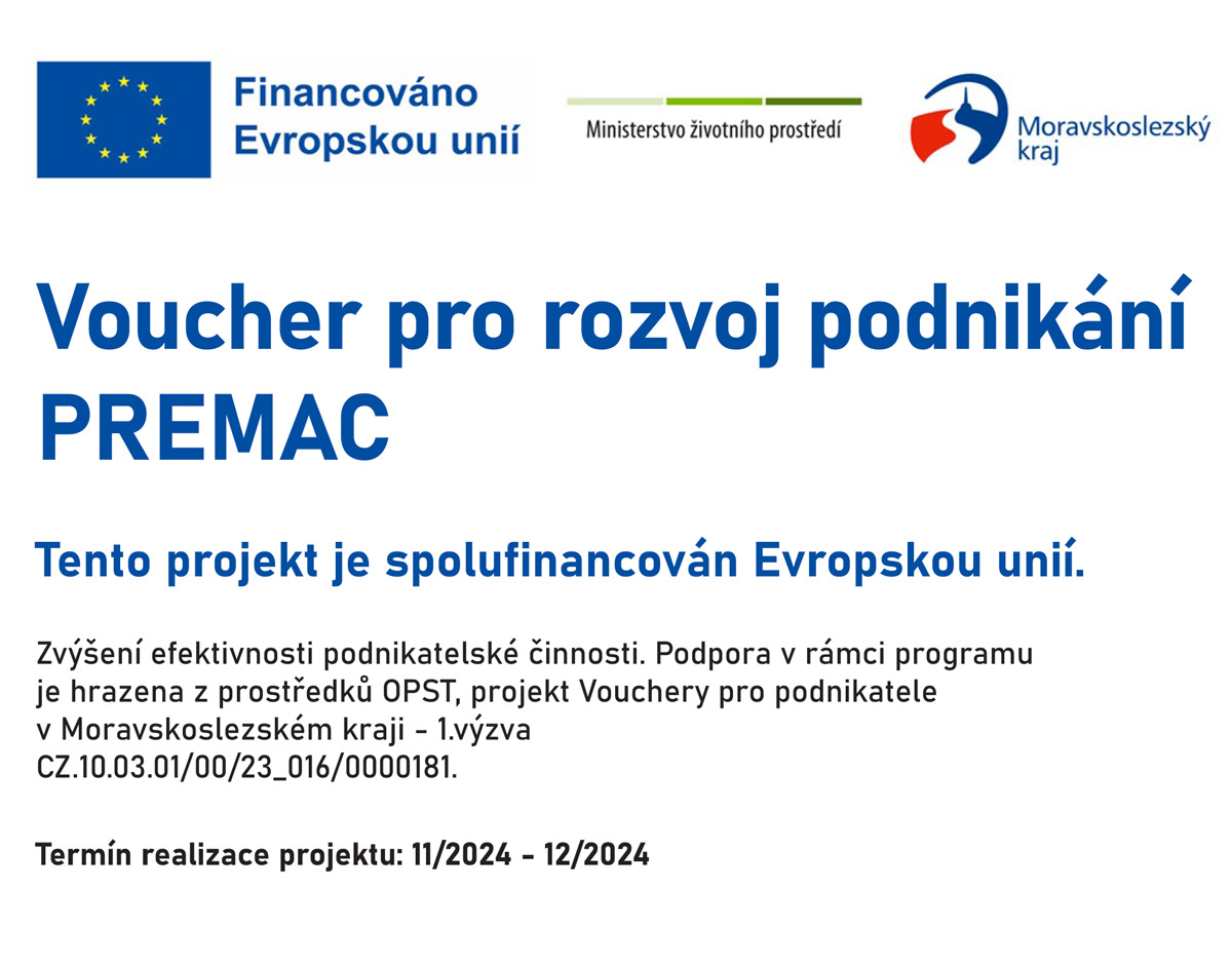 Voucher pro rozvoj podnikání PREMAC